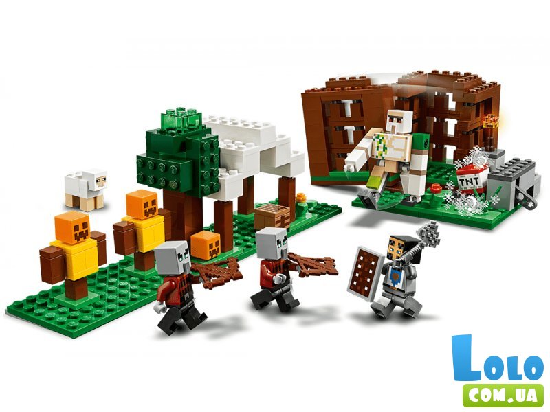 Конструктор Lego "Аванпост разбойников", серия "Minecraft" 303 эл.