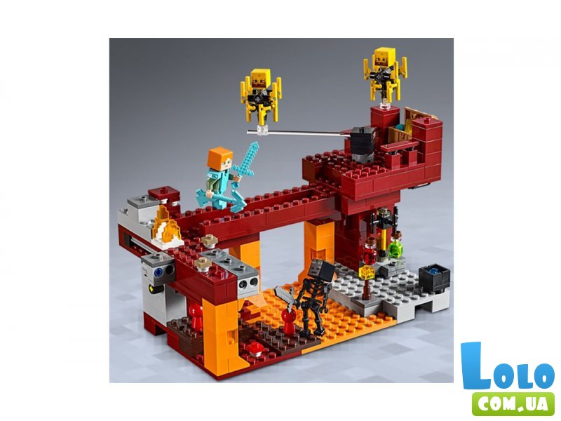 Конструктор Lego "Мост Ифритa", серия "Minecraft", 372 эл.