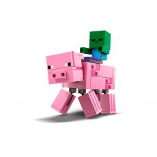 Конструктор Lego "Свинья и Зомби-ребёнок", серия "Minecraft" 159 эл.