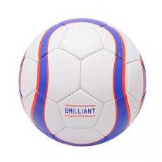 Мяч футбольный лакированный "Brilliant" (4-х слойное покрытие, латексная камера)