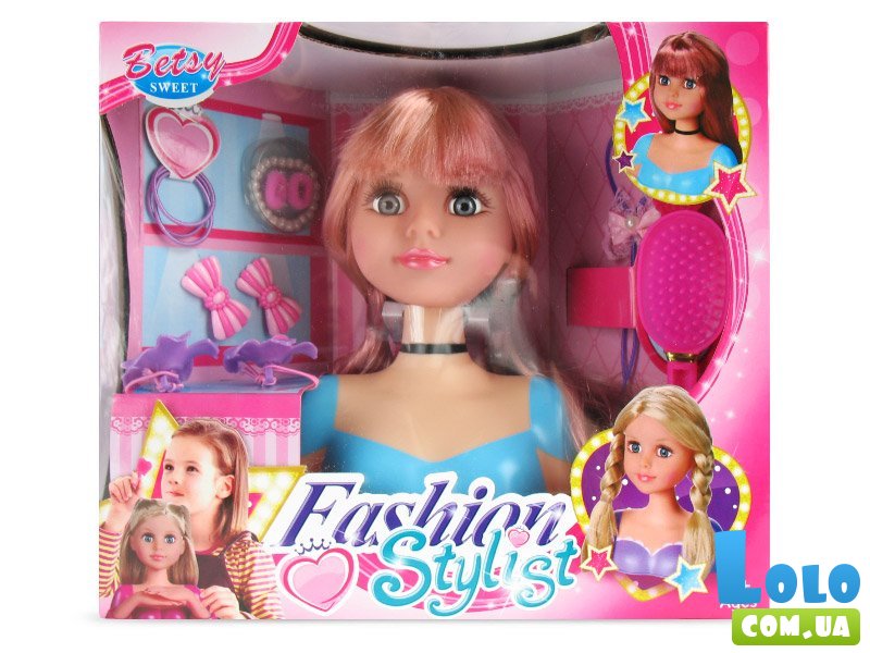 Кукла - манекен, голова для причёсок Fashion stylist