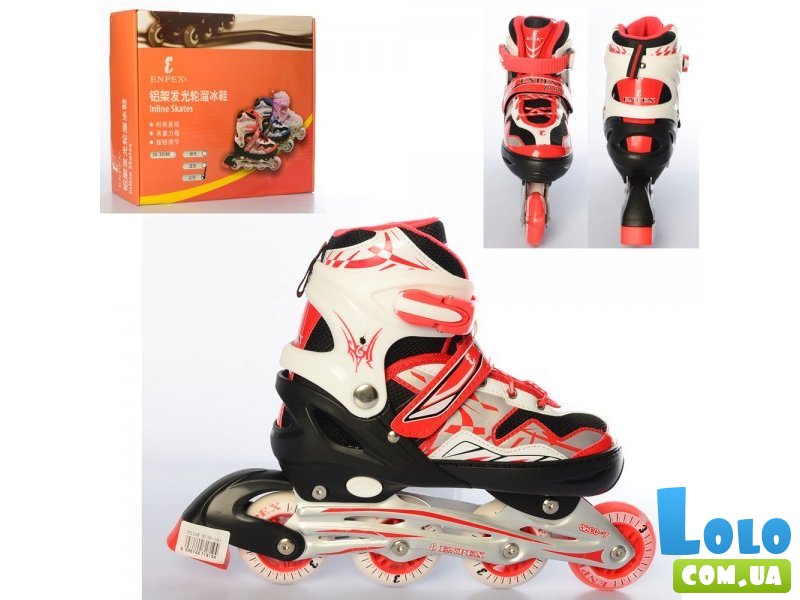 Детские ролики, M (36-39), красные