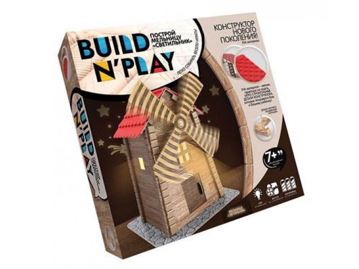 Конструктор Мельница, серии Buildnplay, Danko toys (арт. BNP-01-02) Danko Toys - купити в Україні