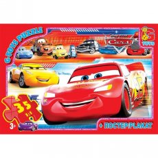 Пазлы Тачки, G-Toys, 35 эл.