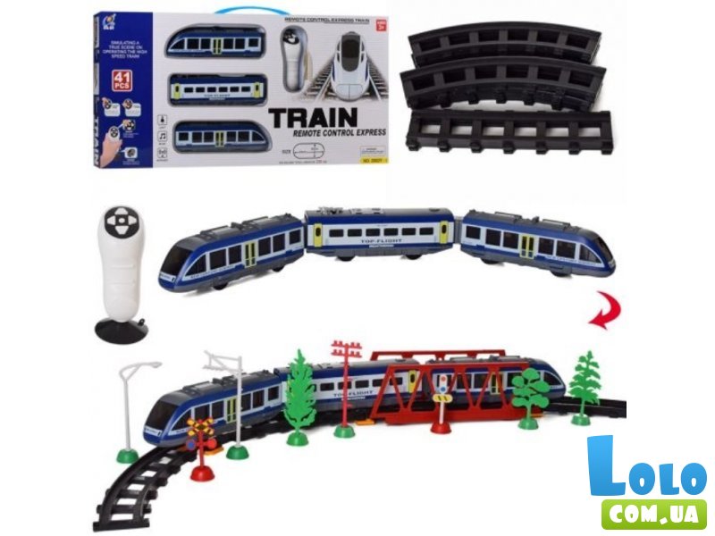 Железная дорога на радиоуправлении, 220 см