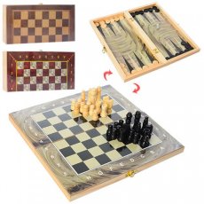 Шахматы, шашки, нарды 3 в 1 (в ассортименте)