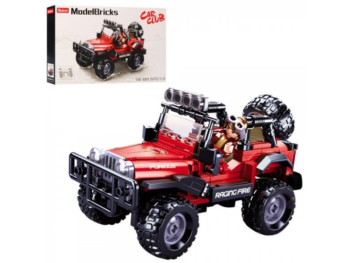 Конструктор Model Bricks: внедорожник, Sluban (M38-B0816), 252 дет. SLUBAN - купити в Україні