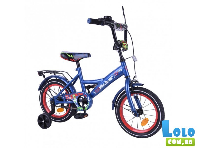 Детский велосипед Explorer 14", Tilly (сине-красный)