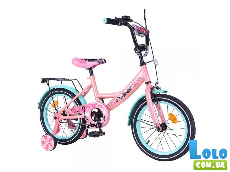 Детский велосипед Explorer 16", Tilly (розово-зеленый)
