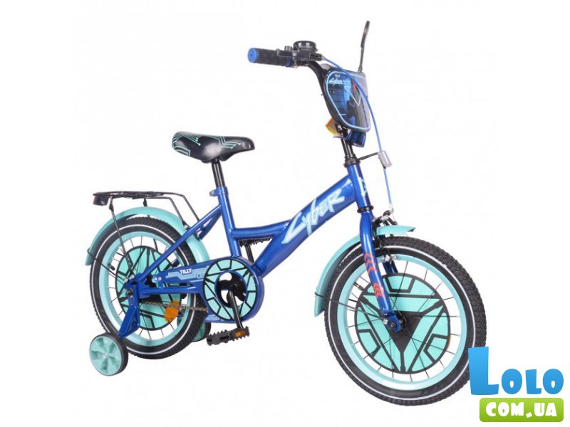 Детский велосипед Cyber 16", Tilly (сине - голубой)