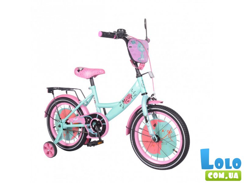 Детский велосипед Meow, Tilly (розовый с голубым)