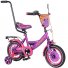 Детский велосипед Monstro 12", Tilly (фиолетово-розовый)