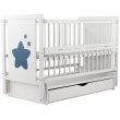 Кровать Звездочка Z-03, Babyroom (белая)