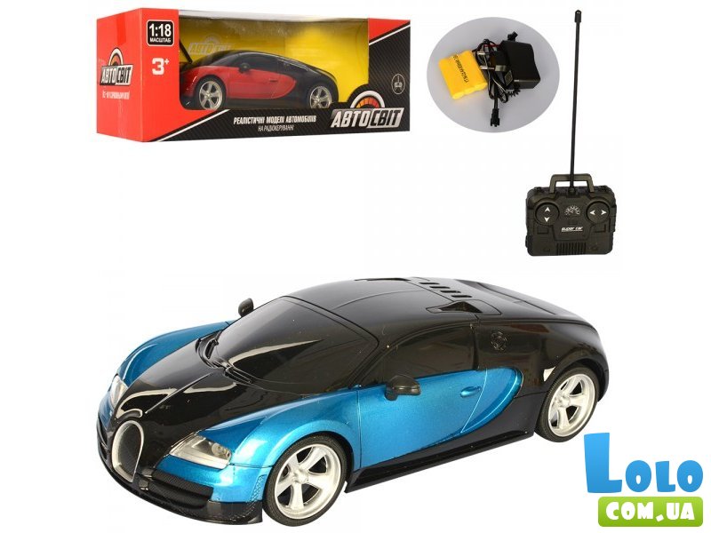 Машинка на радиоуправлении Bugatti Veyron, АвтоМир (в ассортименте)