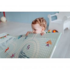 Детский развивающий термо коврик Панда, Mat4baby (200х180х1 см.)