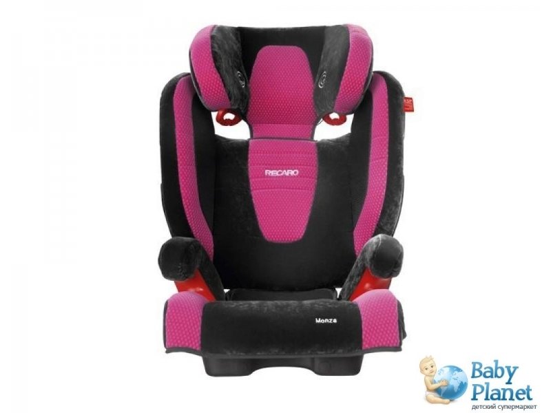 Автокресло Recaro Monza Nova Microfibre Pink (черное с розовым)