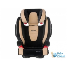 Автокресло Recaro Monza Nova Microfibre Sand (черное с бежевым)