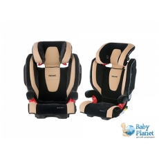 Автокресло Recaro Monza Nova Microfibre Sand (черное с бежевым)