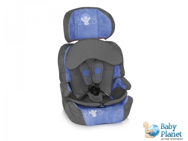 Автокресло Bertoni Uno Grey&Blue Babies (серое с голубым)