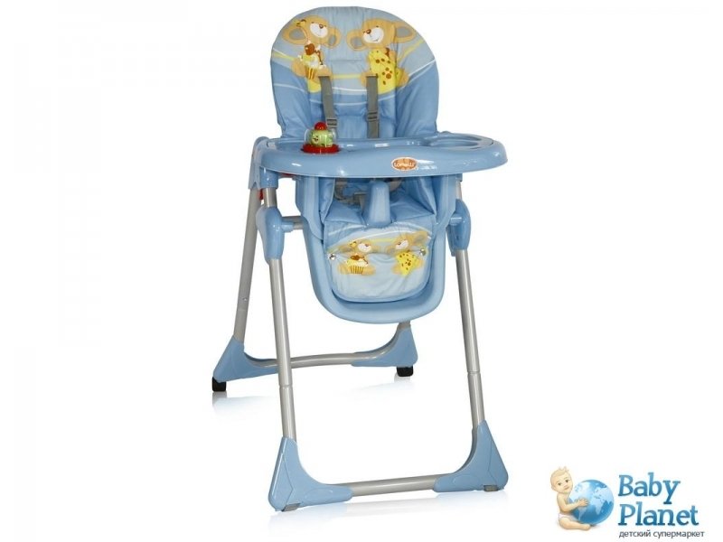 Стульчик для кормления Bertoni High Chair Yam Yam Blue Mice (голубой)