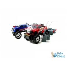 Боевые машинки Jada на радиоуправлении: Внедорожники FordF-350 2009 (красный) та Chevy Silverado 3500 (голубой) (J84045/96201)