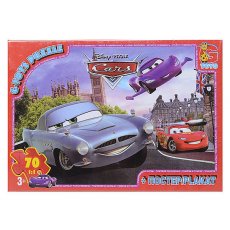 Пазлы Тачки, G-Toys, 70 эл.