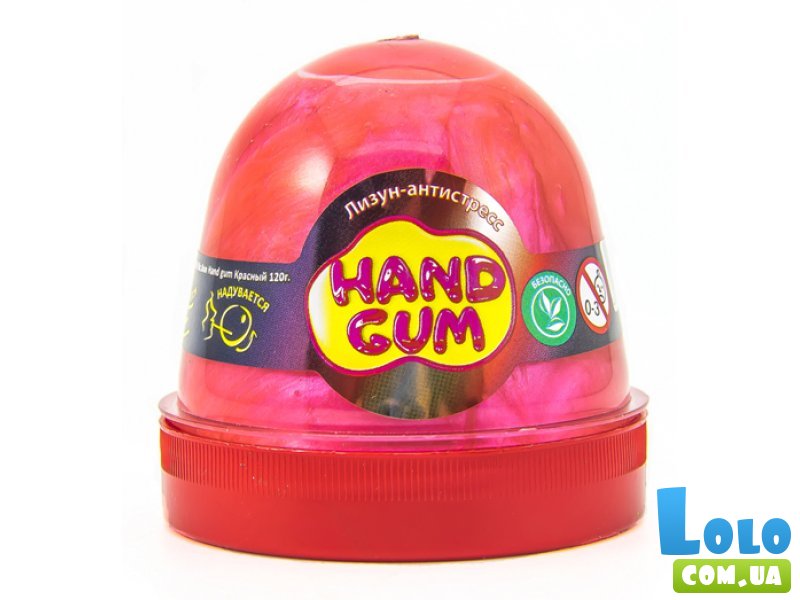 Лизун - антистресс Hand gum, Mr.Boo (красный)
