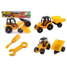 Конструктор на шурупах Трактор с прицепом (ИП.30.007)