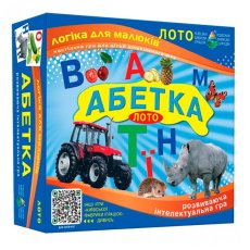 Настольная игра Детское лото Азбука, Енергія плюс (укр.)