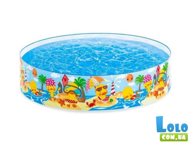 Детский каркасный бассейн Утиный риф, Intex