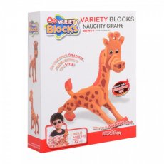 Конструктор Variety Blocks: Жираф (3117), 72 дет.