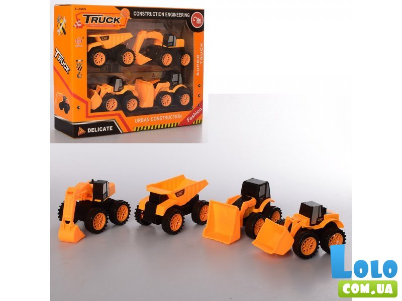 Набор стройтехники (4 шт.)