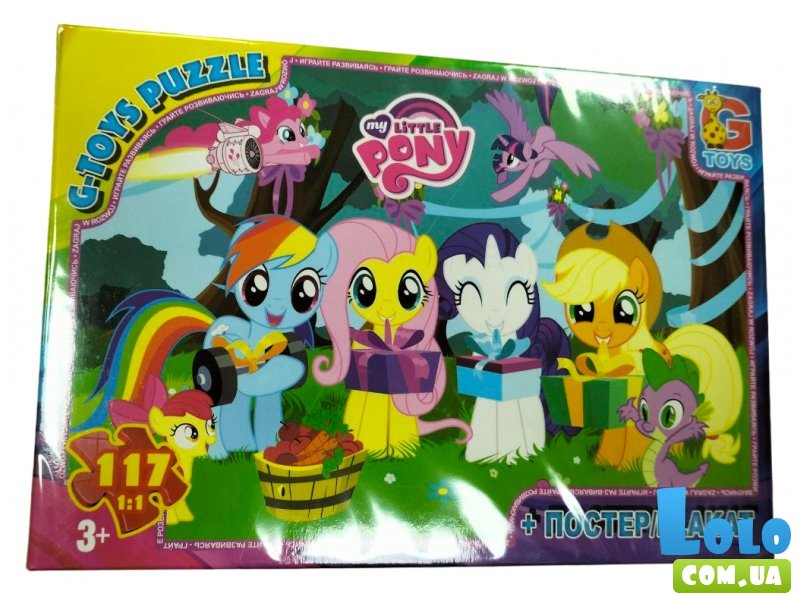 Пазлы My little Pony, G-Toys, 117 эл.