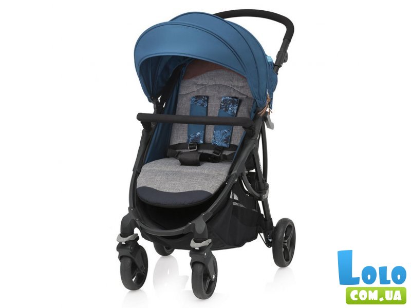 Прогулочная коляска Smart 05 Turquoise, Baby Design (синяя)