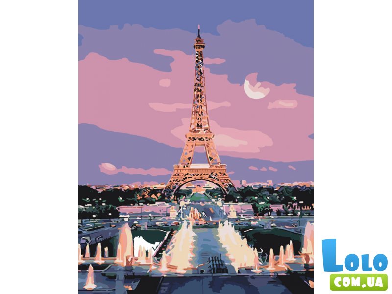 Картина по номерам Огни Парижа, Art Craft (40х50 см)