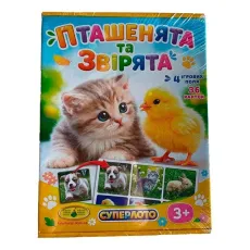 Настольная игра Суперлото Птицы и звери