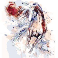 Картина по номерам Скакун, Danko Toys (40х40 см)