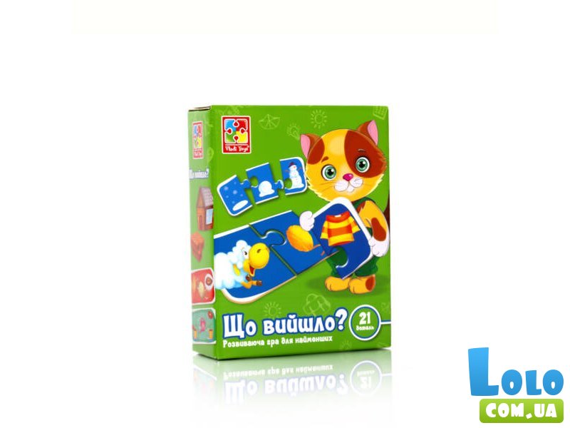 Игра развивающая Что произошло?, Vladi Toys (укр.)