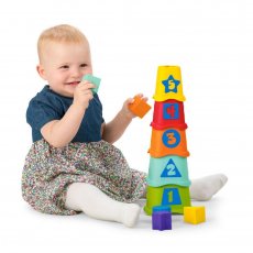 Развивающая игрушка 2 в 1 Пирамидка - сортер Stacking Cups, Chicco