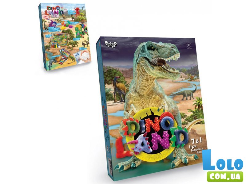 Креативное творчество Dino Land 7 в 1, Danko Toys