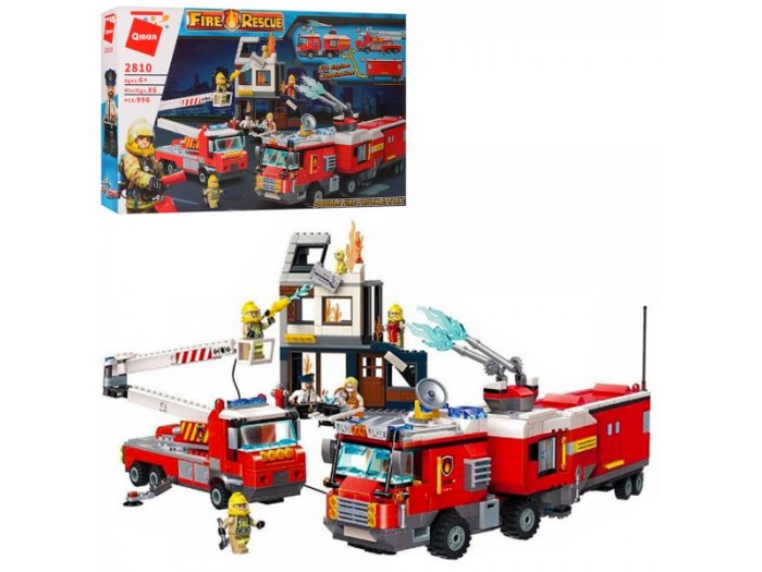 Конструктор Fire Rescue, Qman (2810) 996 дет. Qman - купити в Україні