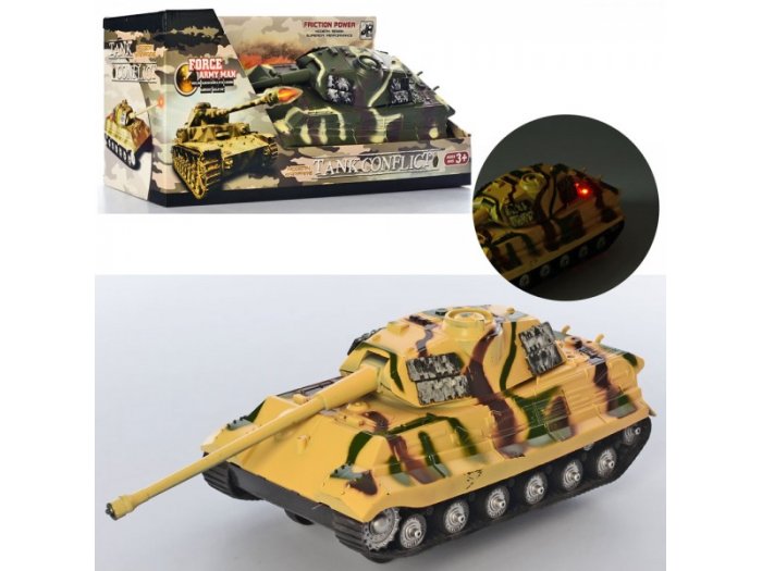 Танк с двигающимся корпусом Tank Conflict (в ассортименте)