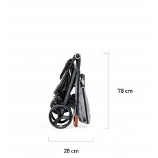 Прогулочная коляска Grande Black, Kinderkraft (черная)