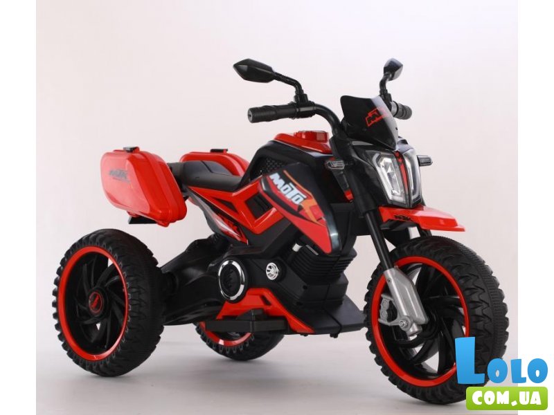 Электромобиль Мотоцикл с MP3, Baby Tilly (красный)