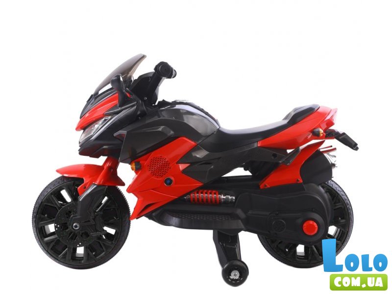 Электромобиль Мотоцикл с MP3, Baby Tilly (красный)