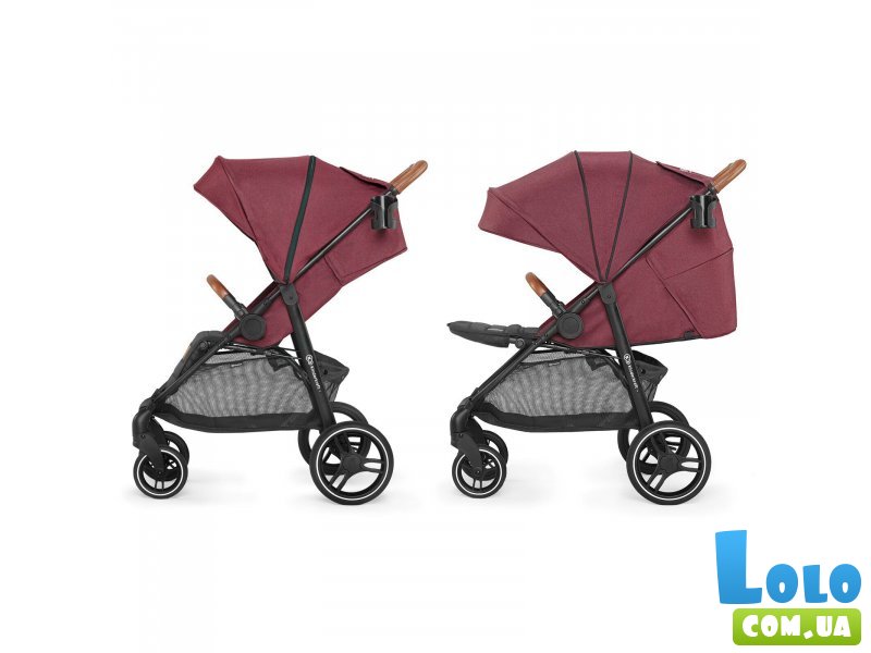 Прогулочная коляска Grande LX Burgundy, Kinderkraft (бордовая)