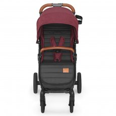 Прогулочная коляска Grande LX Burgundy, Kinderkraft (бордовая)