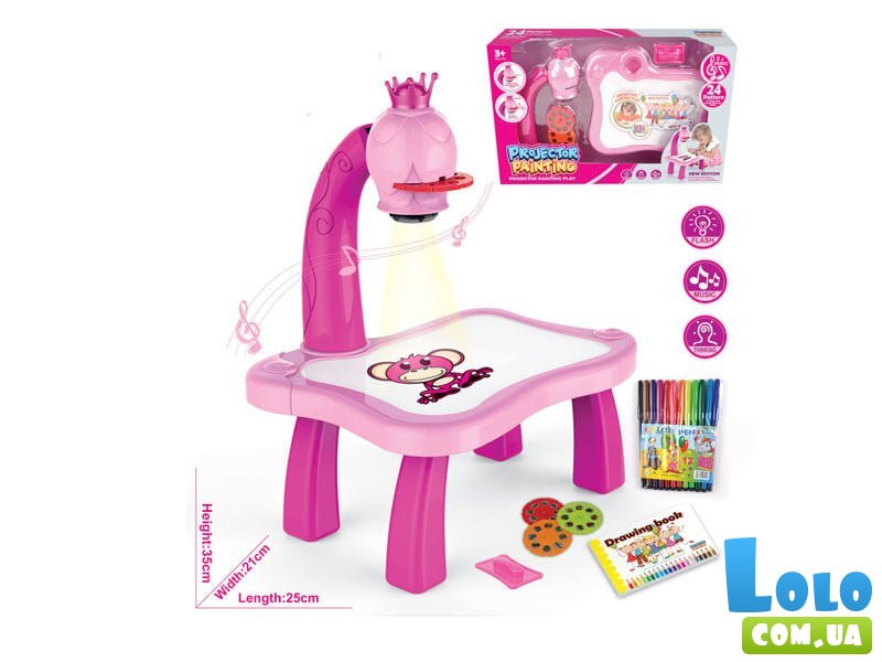 Столик с проектором для рисования