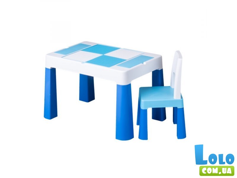 Комплект стол и стул MF-001 Multifun 1+1 blue, Tega (голубой)