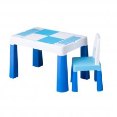 Комплект стол и стул MF-001 Multifun 1+1 blue, Tega (голубой)